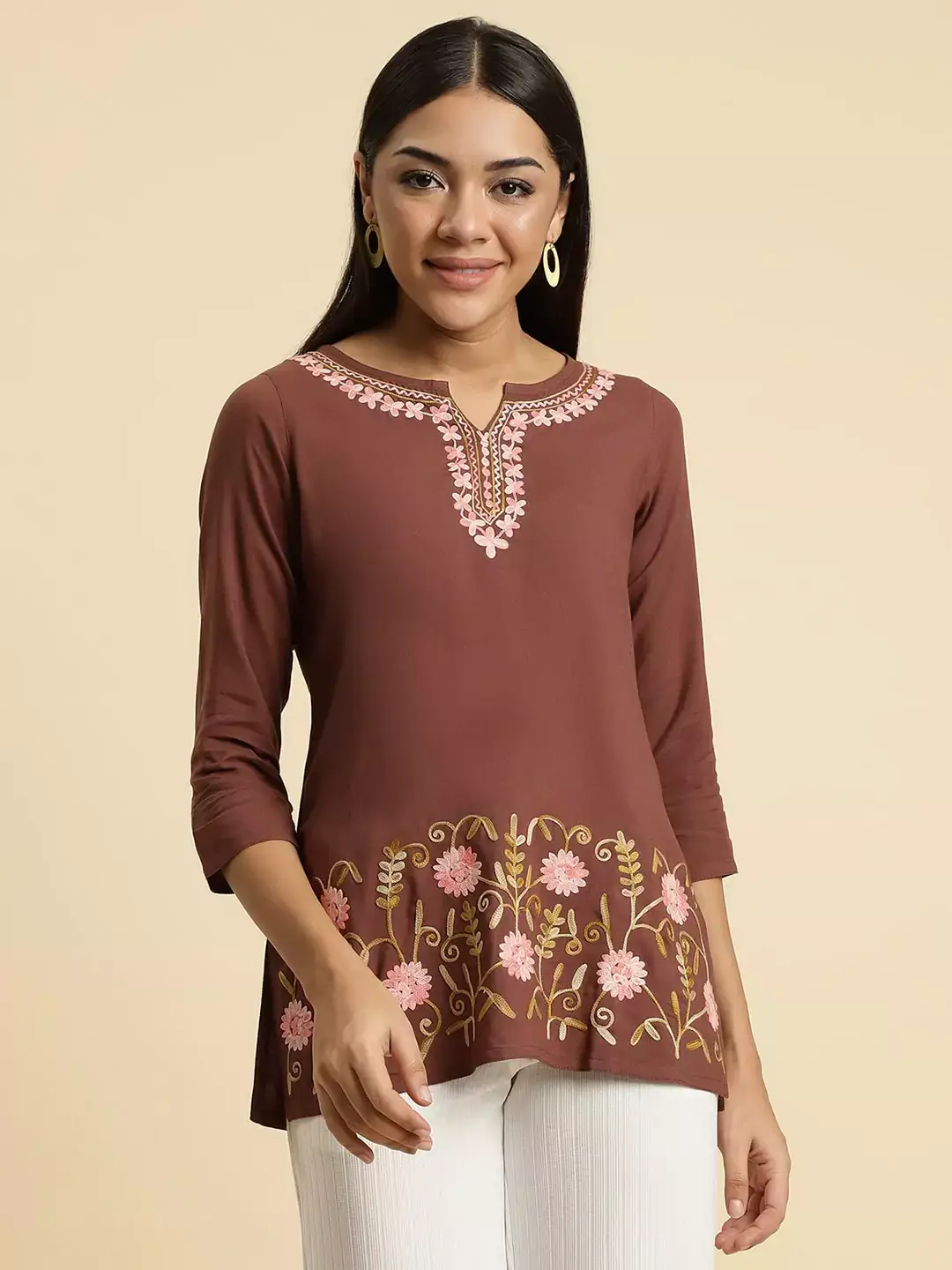 hiba-aari-brown-short-kurti1-1.webp